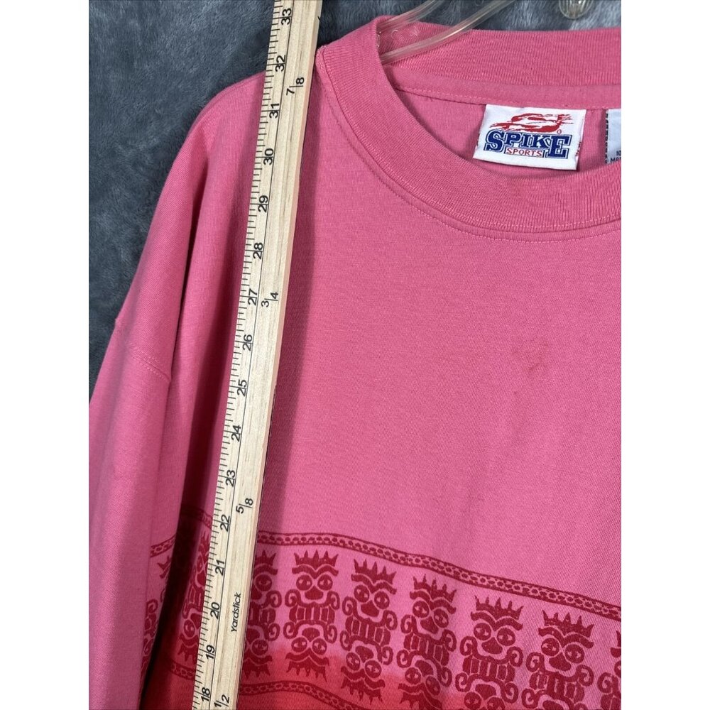 Spike Sports Tribal Shirt Men's Size XL Hawaiian Aztec Tropical T Shirt Licensed - Picture 8 of 14
